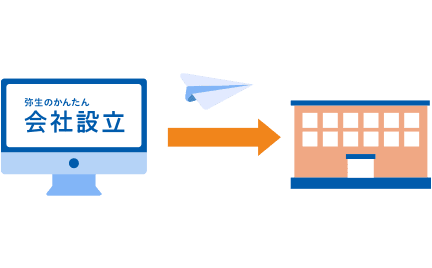 弥生のかんたん会社設立の説明画像